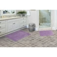 thumbnail image 2 of Garland Rug Grand Isle 2 Piece Nylon Washable Bathroom Rug Set Purple, 2 of 5