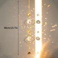 thumbnail image 2 of DEKAXID Atrapasueños de Cristal, Luna, Estrella, Arcoíris, Atrapasueños, Campanilla de Viento, Colgante, Atrapasueños, Decoración para Jardín al Aire Libre, 2 of 7