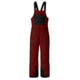 thumbnail image 3 of Letdown Women's Insulated Bib Overalls Ski Snow Bibs Pants Insulated Water_Resistant Overalls Snowboarding Winter Water_proof Pants Women (Red,L, 3 of 7