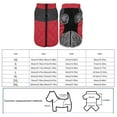 thumbnail image 2 of Dog Sweater Reflective Waterproof Pet Winter Warm For Small Medium Large Dog Coat, 2 of 6