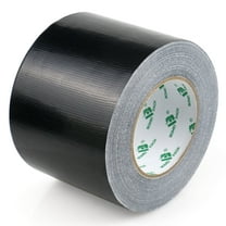 BOMEI PACK 4inch Wide Black Duct Tape 7.5mil x 4inch x 55yds