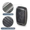 thumbnail image 3 of Carbon Fiber Texture Key Fob Cover Compatible with Land Rover Range Rover Evoque Sport Velar Discovery Jaguar F-Pace F-Type XE XEL XF XFL XJ, Zinc Alloy Key Case keychain Shell, 3 of 7