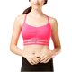 thumbnail image 2 of Material Girl Sujetador deportivo acolchado con pliegues para mujer, rosa, mediano Material Girl Deportes, 2 of 2