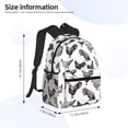 thumbnail image 2 of Disketp Funny Chicken Mochila Ligera Clásica con Múltiples Bolsillos, Mochila Casual para Hombre y Mujer, Ideal para Escuela, Trabajo y Viajes, 2 of 6