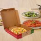 thumbnail image 2 of 10 cajas de pizza duraderas, cajas de embalaje de papel grueso para una mejor protección, diseño plegable para almacenamiento y transporte, caja de papel para envolver pizza., 2 of 8