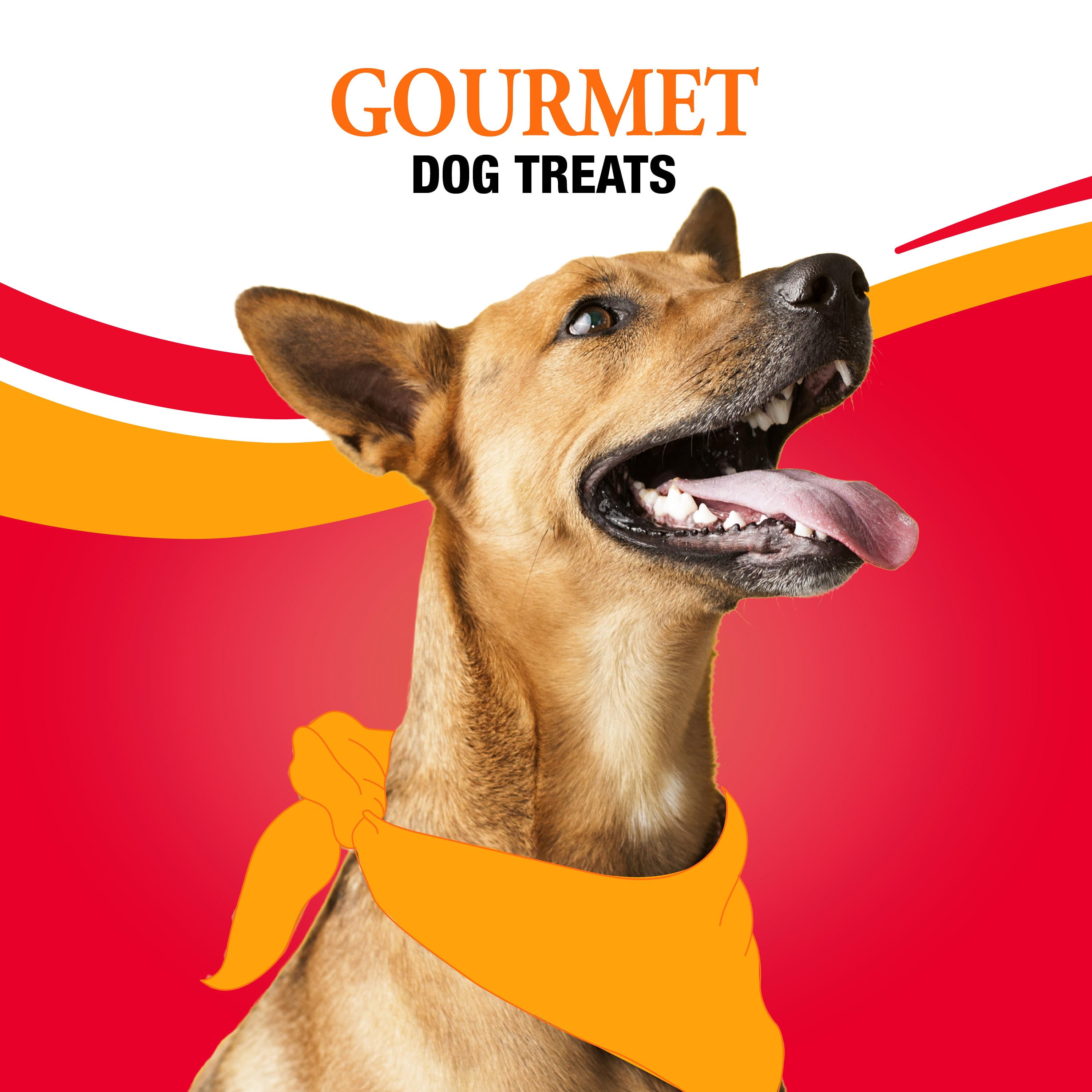 Good ‘n’ Tasty Triple Flavor Mini Churro Style Twists, Gourmet Dog Treats Made with Chicken and Peanut Butter, 100 Count