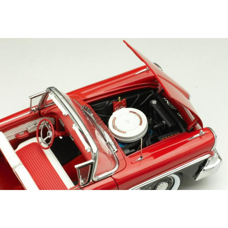 1958 Ford Fairlane 500 Open Convertible, Torch Red & Raven