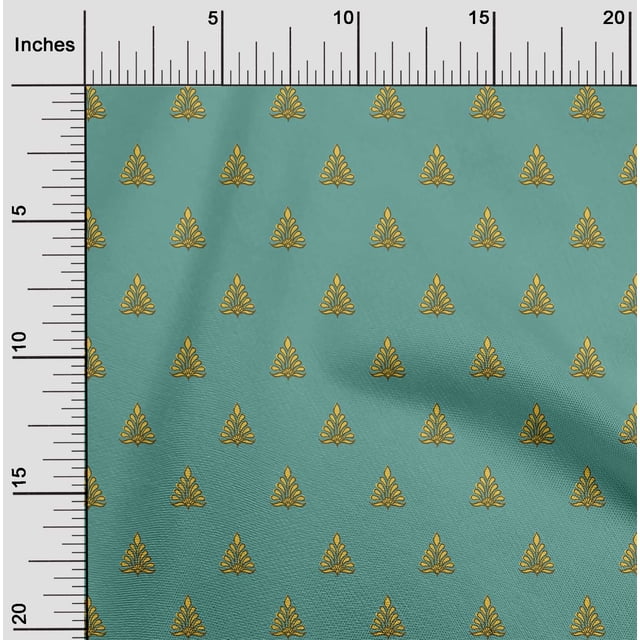 oneOone Tissu Polyester Lycra à Motifs Floraux par Yard 56 Pouces de Large
