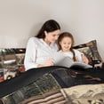 thumbnail image 5 of Castle Fairy Kids Teenagers Safari Bear Deer Twin Comforter Sets,Maple Leaves Bedding Set, 5 of 8