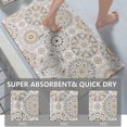 thumbnail image 2 of Goasis Lawn Quick Dry Bathroom Rugs Super Absorbent Non Slip Shower Mat 24" x 36", Bohemian, 2 of 7
