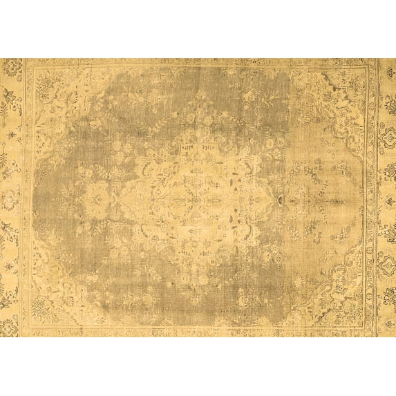 Ahgly Company Indoor Rectangle Persian Brown Traditional Area Rugs, 7' x 9'