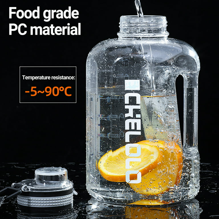 Food Grade PC Transparent Water Bottle Transparant 650ml, Easy