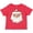 Red, variant on Inktastic Cute Santa Claus Face Boys or Girls Toddler T-Shirt