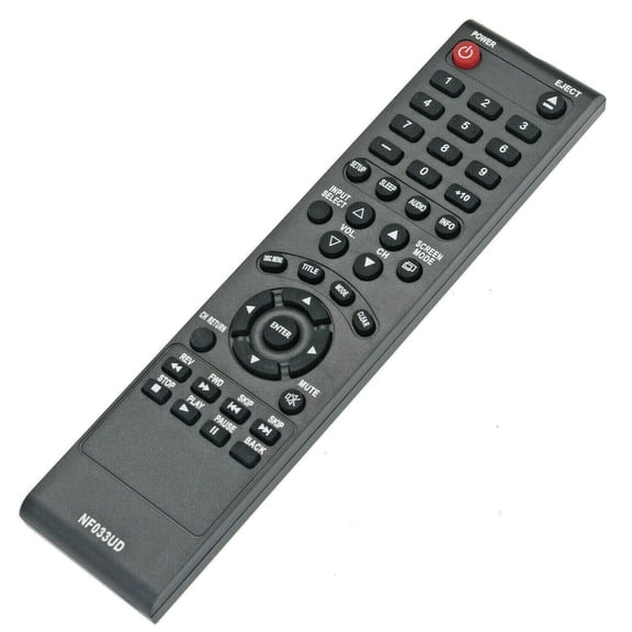 New Remote Control NF033UD Replace for Sylvania LED TV LD320SSX LD320SS2A9DF1UH