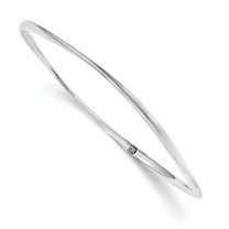 Sterling Silver 2.25mm Bangle Bracelet