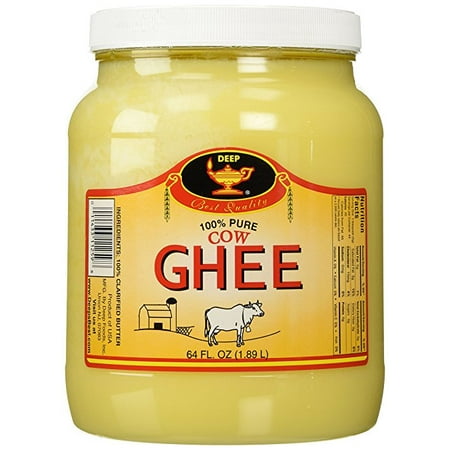 Deep Pure Cow Ghee Clarified Butter from India, 64 (Best Ghee In India)
