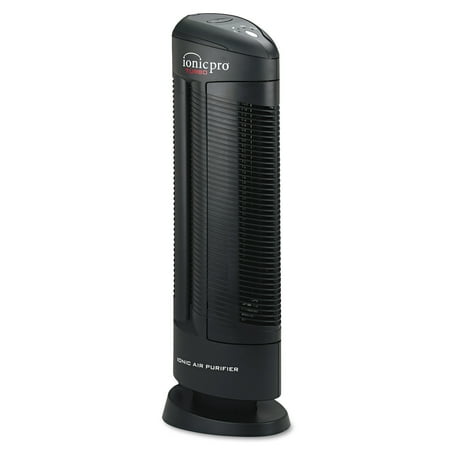 Ionic Pro Turbo Air Purifier, TA400 Air Ionizer, Germicidal, Black