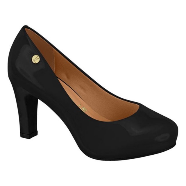 Zapato de vestir Vizzano negro de charol sintético con tacón de 9 cm