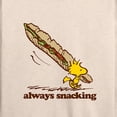 thumbnail image 3 of Peanuts - Always Snacking - Women's Lightweight French Terry Long Sleeve Shirt, 3 of 6