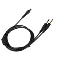 thumbnail image 3 of Herwey 230cm Aviation Headset Plug Replacement Cable Adapter for Pilot DIY with Cable Switch, GA Headset Adapter, Headset Plug Cable, 3 of 6