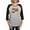 Heather/Black, variant on CafePress - Beans Fart Fuel Long Sleeve T Shirt - Womens Baseball Tee