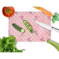 thumbnail image 2 of Caroline's Treasures Watercolor Paper Clips and Polkadots Pink Glass Cutting Board Large, 2 of 2
