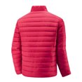 thumbnail image 2 of Autumn Stand Collar Lightweight Puffer Jackets Men's NEW Quilted Jacket Water Resistant Ripstop Down Insulated Windbreaker Coats Red 5XL, 2 of 5