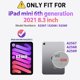 thumbnail image 2 of Case For Ipad Mini 6 2021 8.3-inch, Ipad Mini 6th Generation Case, Timecity New Ipad Mini Case With Screen Protector Pencil Holder Stand Hand/shoulder, 2 of 4