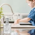 thumbnail image 6 of GERsome Foaming Hand Soap Dispenser Bathroom Soap Dispenser or Lotion Dispenser for Kitchen,Refillable Clear Soap Dispenser with Pump, 6 of 8