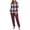 Red, variant on Gfyviroh Womens 2 Piece Pajama Set Long Sleeve Tops and Cuffed Pants Pjs Plaid Loungewear Sleepwear Sets