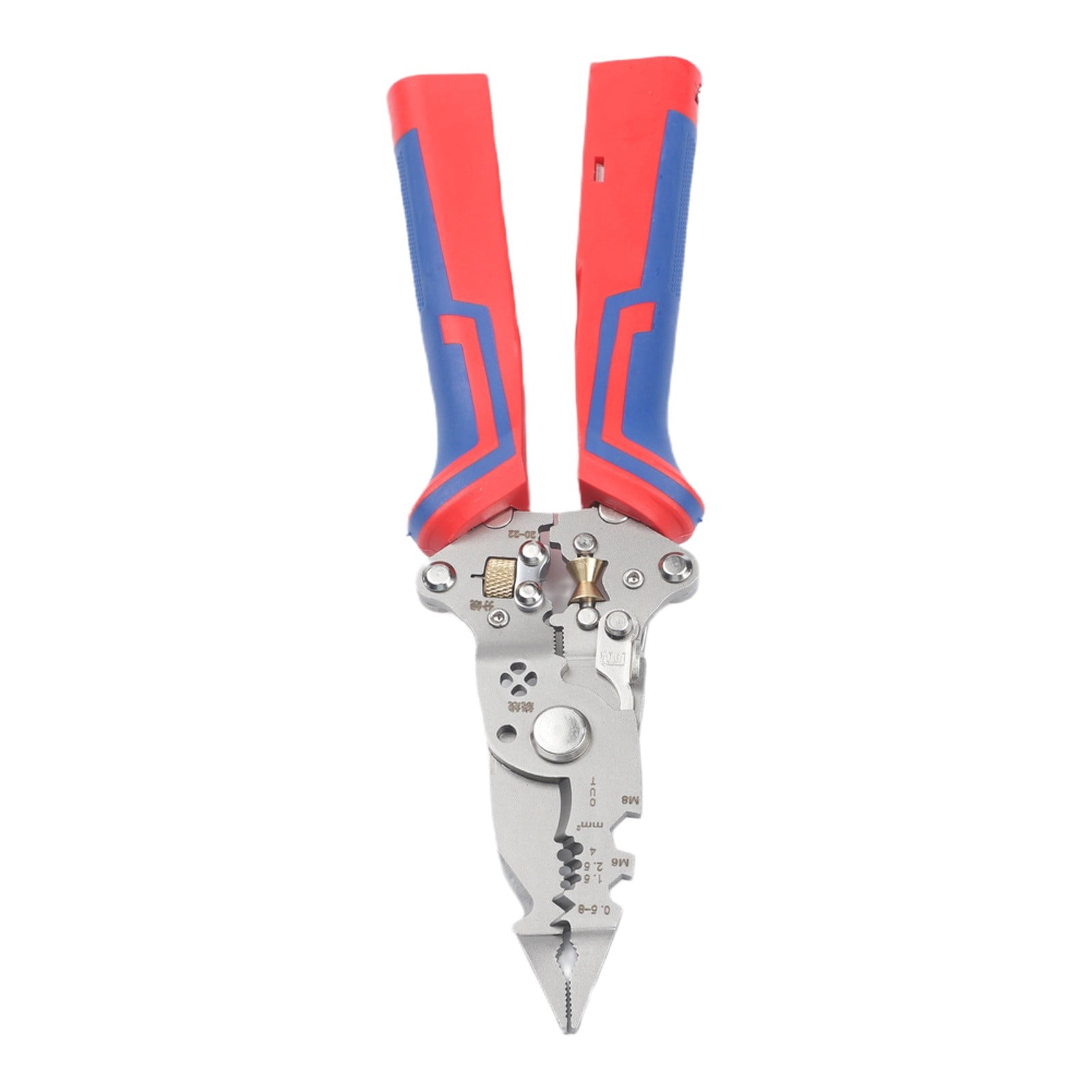 Foldable 10-in-1 High Carbon Steel Wire Stripper & Tester for Efficient Cablert