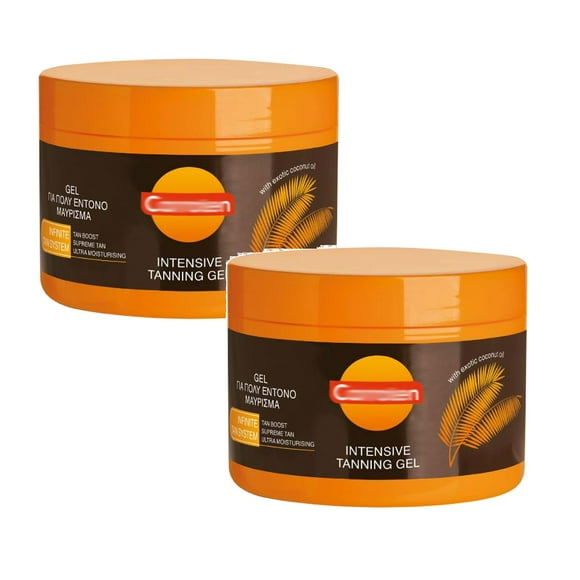 2PCS Carroten Bronze Glow Intensive Tanning Shimmer Gel, Deep, Darker Tan with Less Sun Exposure – Fast Absorbing, Hydrating, Water-Resistant Tanning Lotion for All Skin Types