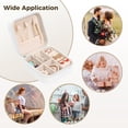 thumbnail image 7 of 8PCS Mini Jewelry Boxes, Faux Leather Small Travel Jewelry Organizers, Portable Rings, Earrings, Necklaces Display Storage Cases for Girls Women, 7 of 7