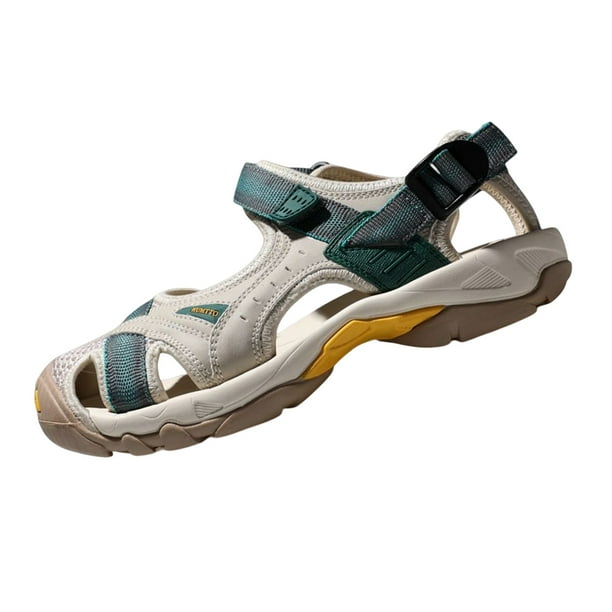 Aqua Shoes Sandalias de buceo transpirables para mujeres y hombres (Beige/dark green36) Likrtyny Para Estrenar