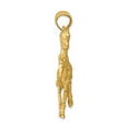 thumbnail image 2 of 14k Yellow Gold Solid Polished Open-Backed Horse Pendant, 2 of 4