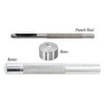thumbnail image 4 of Mandala Crafts Rivet Kit and Punch Press Setting Tool for Leather, Fabric, Clothing Decorative Metal Studs, 4 of 4
