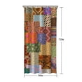 thumbnail image 5 of Pioneer Flower Floral Print Pattern Shower Curtain 36"x72" ,Bathroom Decorative Shower Curtains Set with 12 Hooks,Modern Waterproof Washable Shower Curtain, 5 of 6