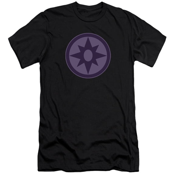 Green Lantern Sapphire Symbol S/S Adult 30/1 T-Shirt Black