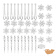 thumbnail image 1 of "41pcs Adornos Navideño Labg  Copos De Nieve Decoraciones Navidenas ", 1 of 5