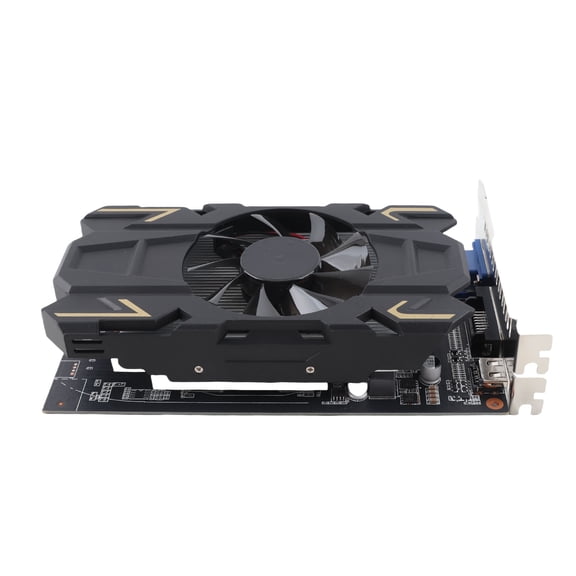 M Buder 2GD5 PCI E Graphics Card HD Desktop PC Video Card 2560X1600 Resolution 2GB GDDR5 128bit Gaming GPU with CD for Work Entertainment, 9.06 in / 23 cm