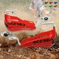 thumbnail image 5 of Red Motorcycle Hand Guard Handle Protector Handguard Handlebar Protection Cross 1 Pair Fit 22MM 28MM for YZ F SX KX EXC Pit Dirt Bike, 5 of 7