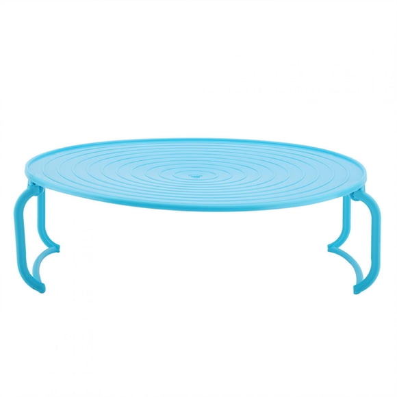 Plat de cuisson à la vapeur - Cuisson multifonctionnelle pour four à micro-ondes Grille de cuisson en plastique en couches(Bleu)