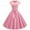 Pink, variant on Aloohaidyvio Summer Dresses for Women 2024,Women Vintage Short Sleeve 50s Housewife Casual Evening Party Prom Dress
