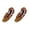 Coffee, variant on Opvise 2Pcs Mop Slippers Shoe Covers Soft Washable Reusable Multi-Function Dust Hair Cleaners Floor Cleaning Tools