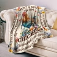 thumbnail image 3 of Chicken Blanket for Chicken Lover,50" x 60" Fleece Chicken Throw Blanket for Couch Sofa Bed, 3 of 5