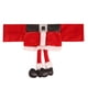 thumbnail image 1 of Monstrate Cubierta de silla de Navidad de pierna larga, banda de Navidad, cinturón de cintura de alce de Papá Noel, funda antimacassar para el Kits de decoración para fiestas, 1 of 6