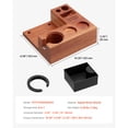 thumbnail image 3 of KFFKFF Coffee Compacting Station, Crafted from Sapele Wood,9-in-1 Versatile Compacting Station with Removable Slot, Simple to Maintain Coffee Knock Box with Stable Base, Suitable for 51-58 mm Handles, 3 of 9