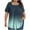 Army Green, variant on Uaswgudfs Plus Size Women's Top Oversizes-Short Sleeve Crew Neck Tee Blouse with Gathered Detail at Bust and Arc-Shaped Hemline