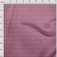 thumbnail image 4 of oneOone Georgette Viscose Dark Magenta Fabric Geometric Sewing Material Print Fabric By The Yard 42 Inch Wide, 4 of 4