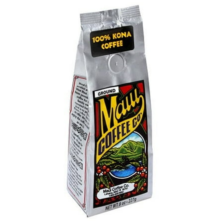 Maui Coffee Company 100% Kona Coffee Ground, 7 Ounce